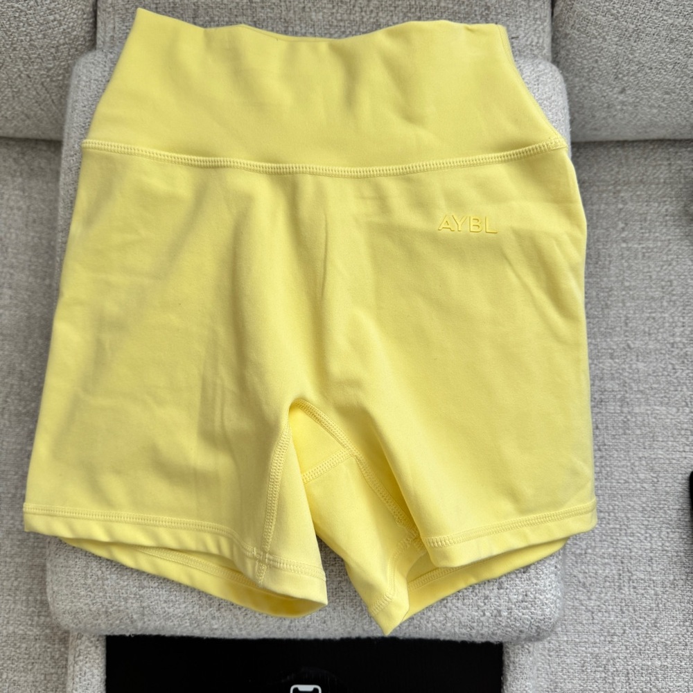AYBL Women's Vibrant Yellow Bike Shorts